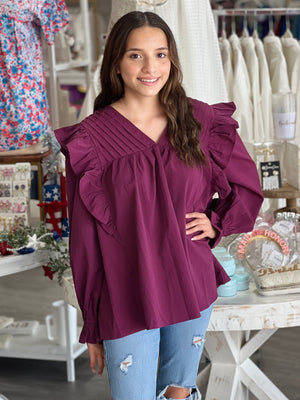 PLUM PURPLE TOP