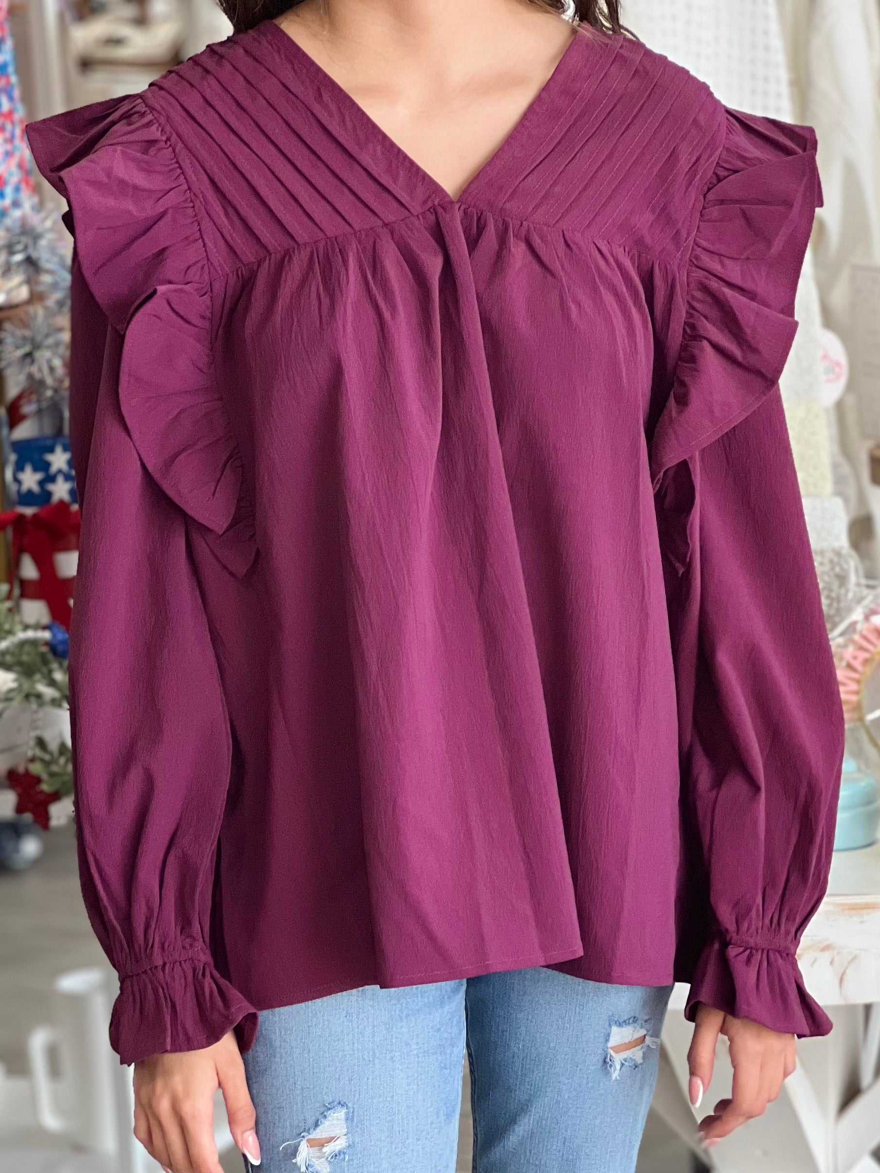 PLUM PURPLE TOP