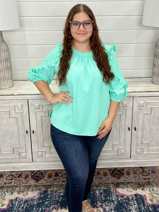 MINT GREEN TOP
