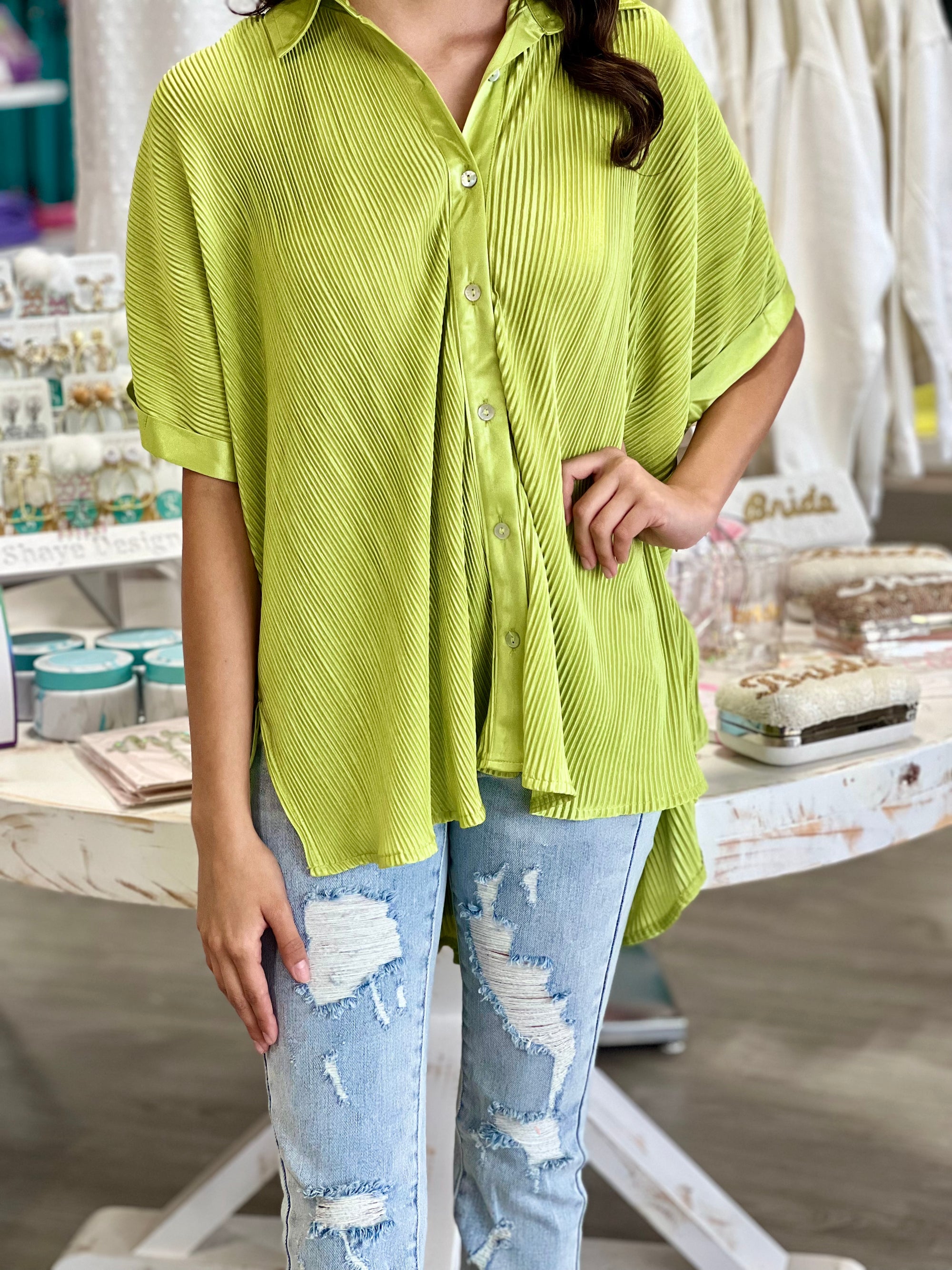 COOL LIME GREEN TOP