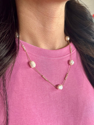 DAMON PINK NECKLACE