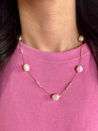 DAMON PINK NECKLACE