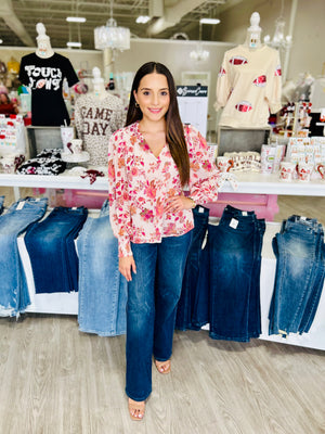 STEPHANIE FLORAL TOP