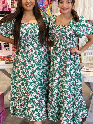 BLOSSOM PUFF MAXI DRESS