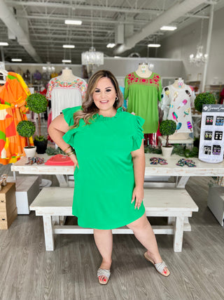 LEAH GREEN DRESS