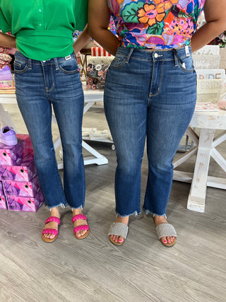 LESLIE MIDRISE CROPPED BOOTCUT JUDY BLUE JEANS