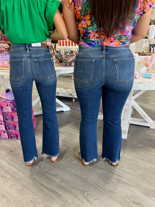 LESLIE MIDRISE CROPPED BOOTCUT JUDY BLUE JEANS