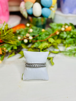LOGAN SILVER BRACELET SET