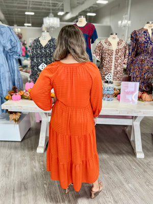 CATALINA ORANGE DRESS