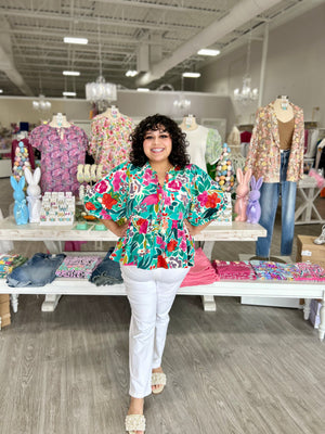 ARIA FLORAL TOP