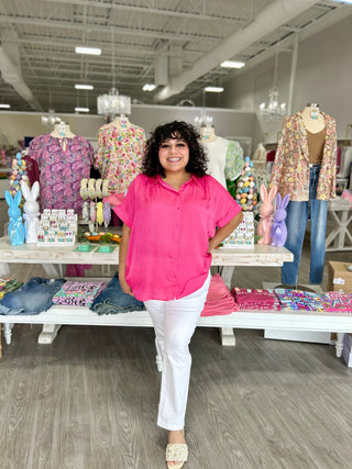 IRIS BUTTON UP TOP