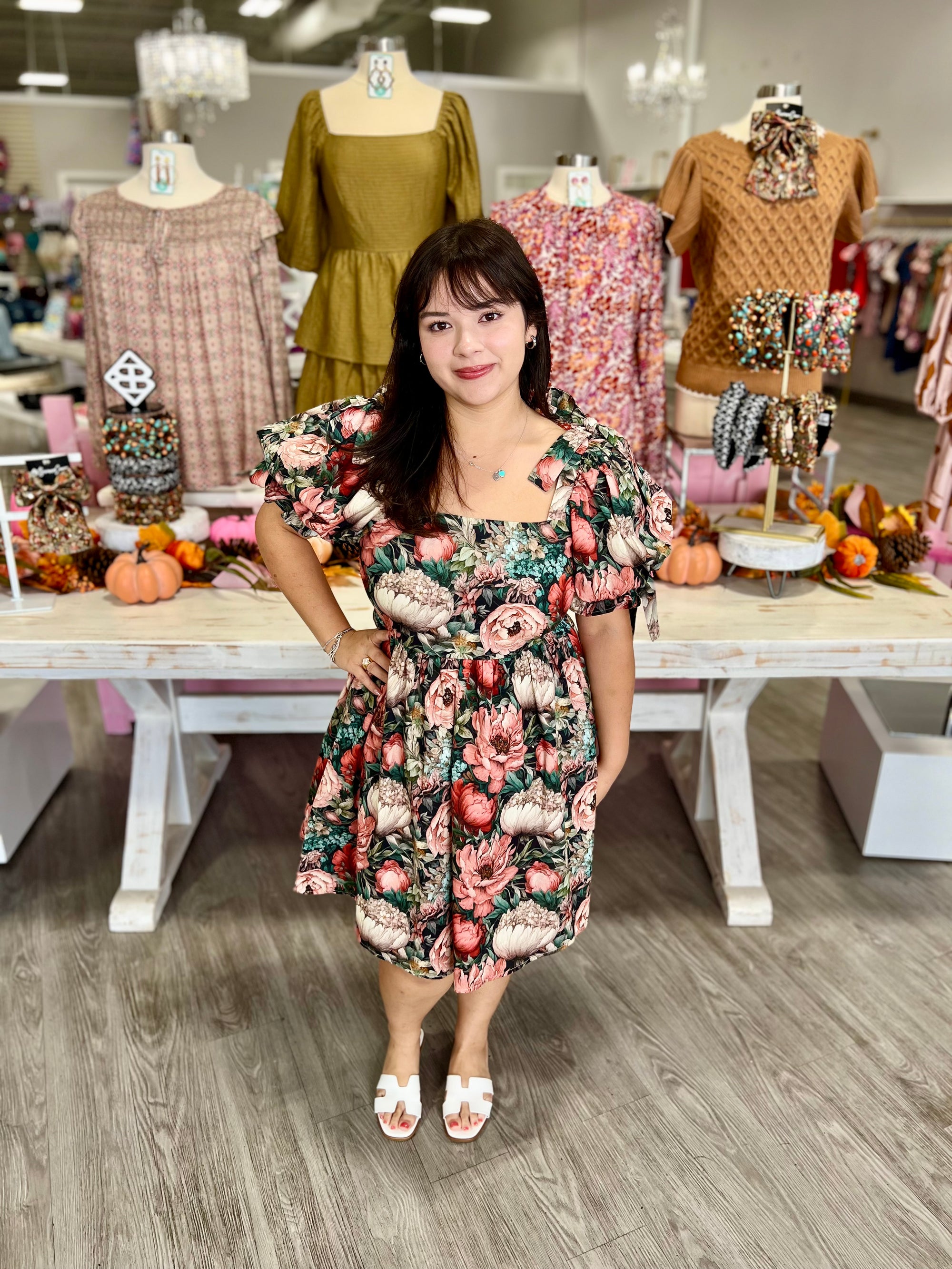 MISS MARIE FLORAL DRESS