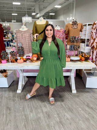 MARIAH GREEN DRESS