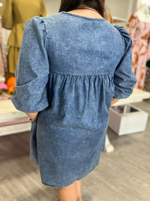 RACHEL DENIM DRESS