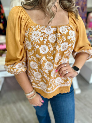 GLENDA MARIGOLD TOP