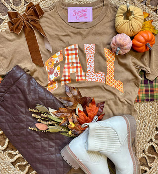 FALL PATCHWORK TEE