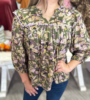 DAWN OLIVE TOP