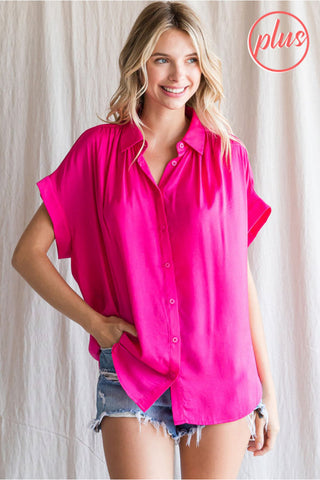 IRIS BUTTON UP TOP