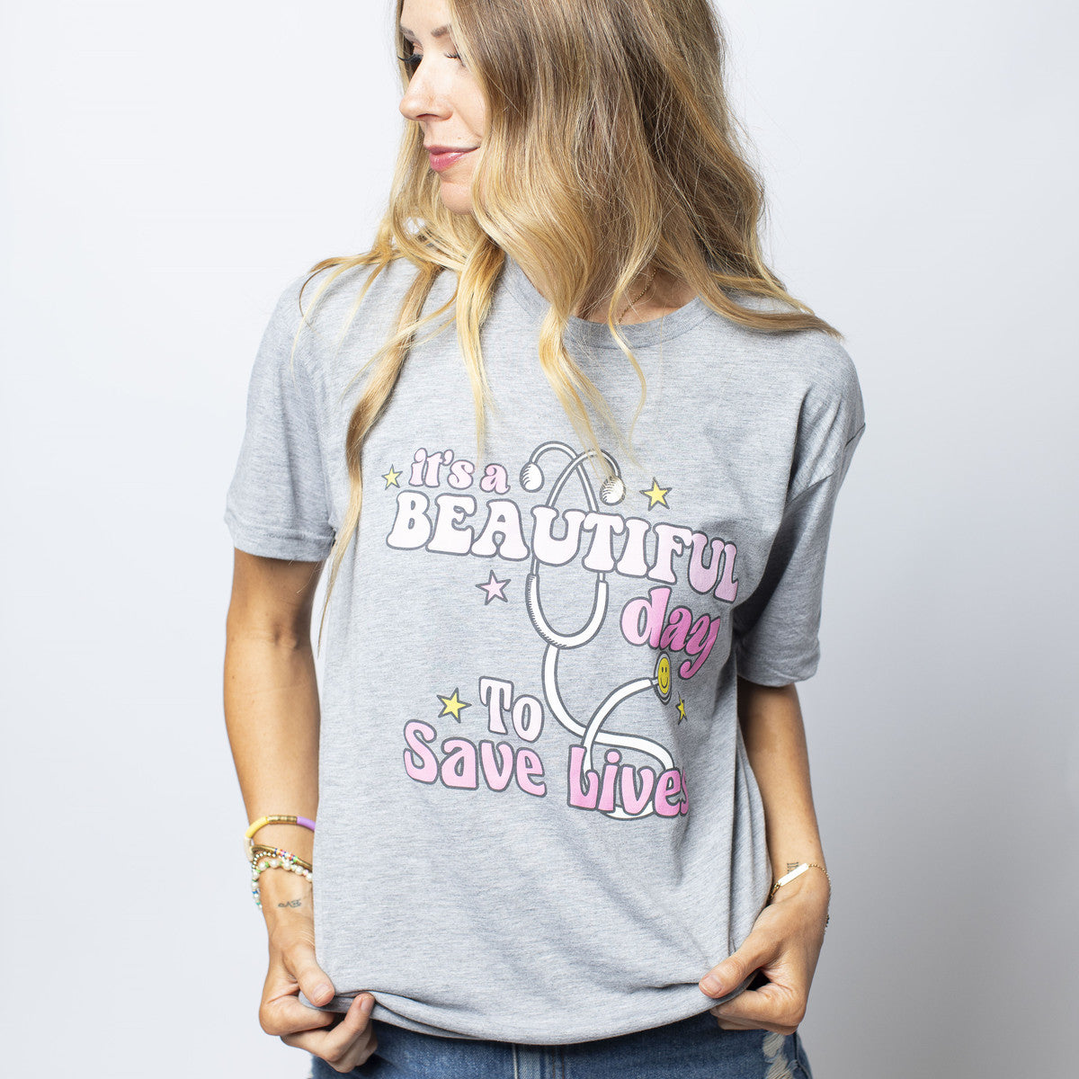 IT'S A BEAUTIFUL DAY TO SAVE LIVES T-SHIRT