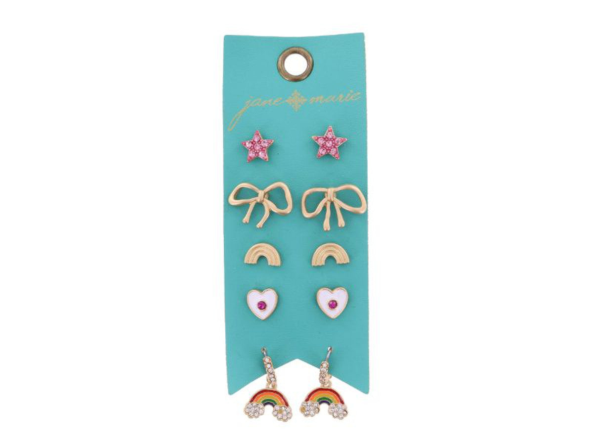 JANE MARIE STUD PACK  BOW