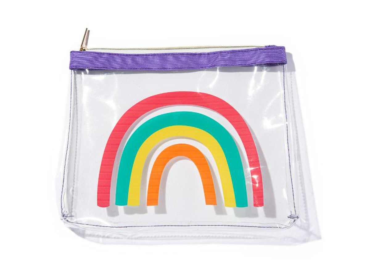 COLOR THE RAINBOW ZIPPER POUCH JANE MARIE