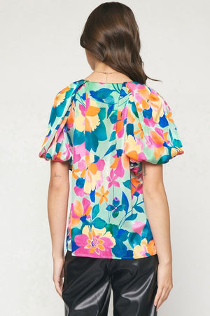 LIVVY FLORAL TOP