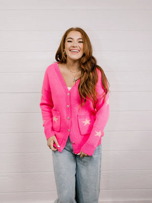 Callie Cardigan- Pink