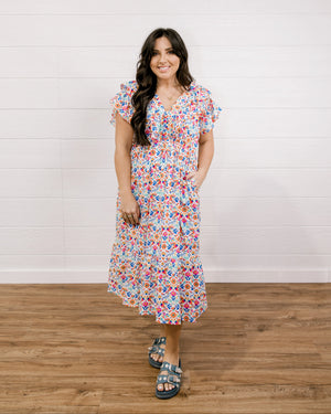 Hollis Dress- Multi Fiesta