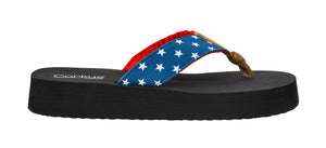 CORKY LIBERTY AMERICANA SANDALS