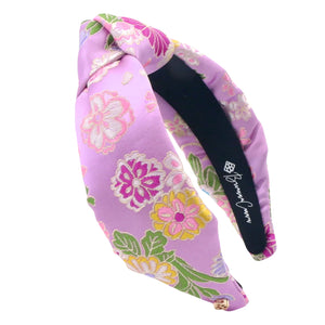 BRIANNA CANNON ADULT SIZE LIGHT PURPLE FLORAL HEADBAND