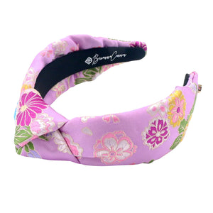 BRIANNA CANNON ADULT SIZE LIGHT PURPLE FLORAL HEADBAND