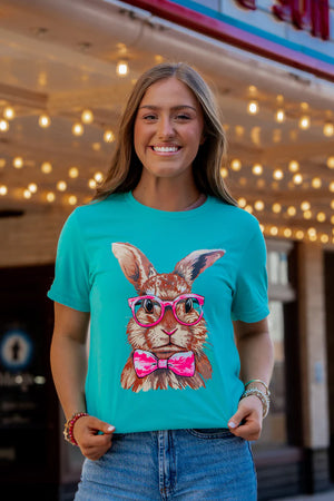 Rabbit With Glasses Tee