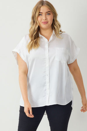 MADELINE BUTTON DOWN TOP