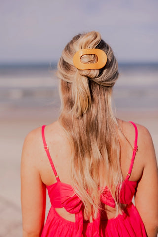 Mango For It! Medium Flat Round Hair Clip