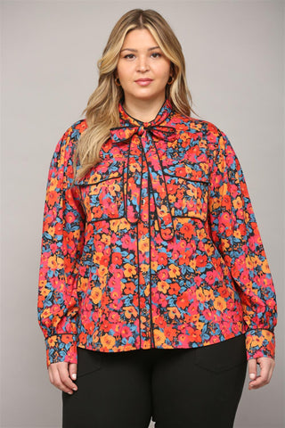 MARIA FLORAL TOP