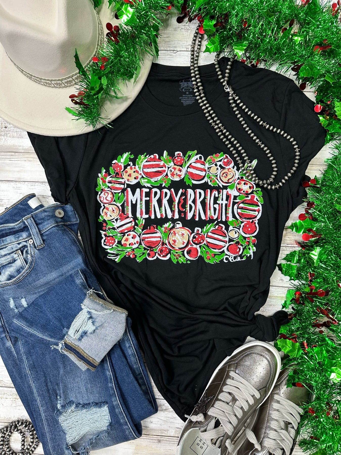 CALLIE'S MERRY & BRIGHT TEE