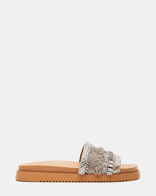 MILINA RHINESTONE STEVE MADDEN SANDALS