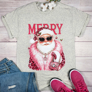 PINK LEOPARD SANTA SUNDAY STEAL