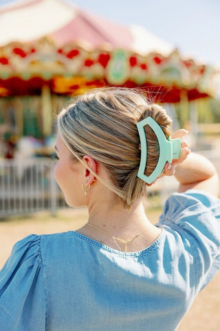 Open Mint To Be Large Hair Clip