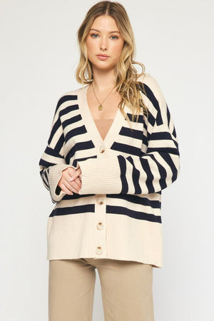 CHLOE NAVY CARDIGAN