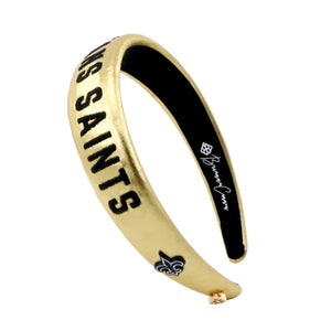 New Orleans Saints Thin Embroidered Headband