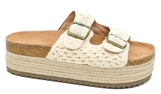 NATURAL PLATFORM SANDAL CORKYS