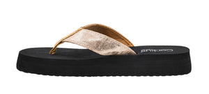 CORKYS OVERBOARD SANDALS GOLD