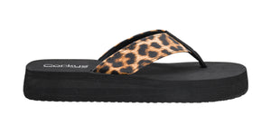CORKYS OVERBOARD SANDALS LEOPARD