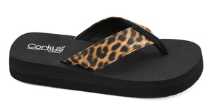 CORKYS OVERBOARD SANDALS LEOPARD