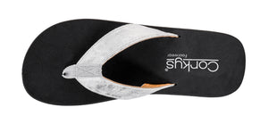 CORKYS OVERBOARD SANDALS SILVER