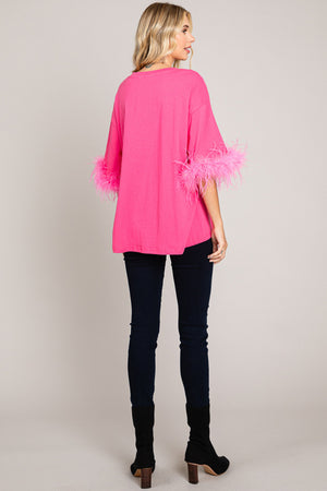 PENELOPE FEATHER TOP