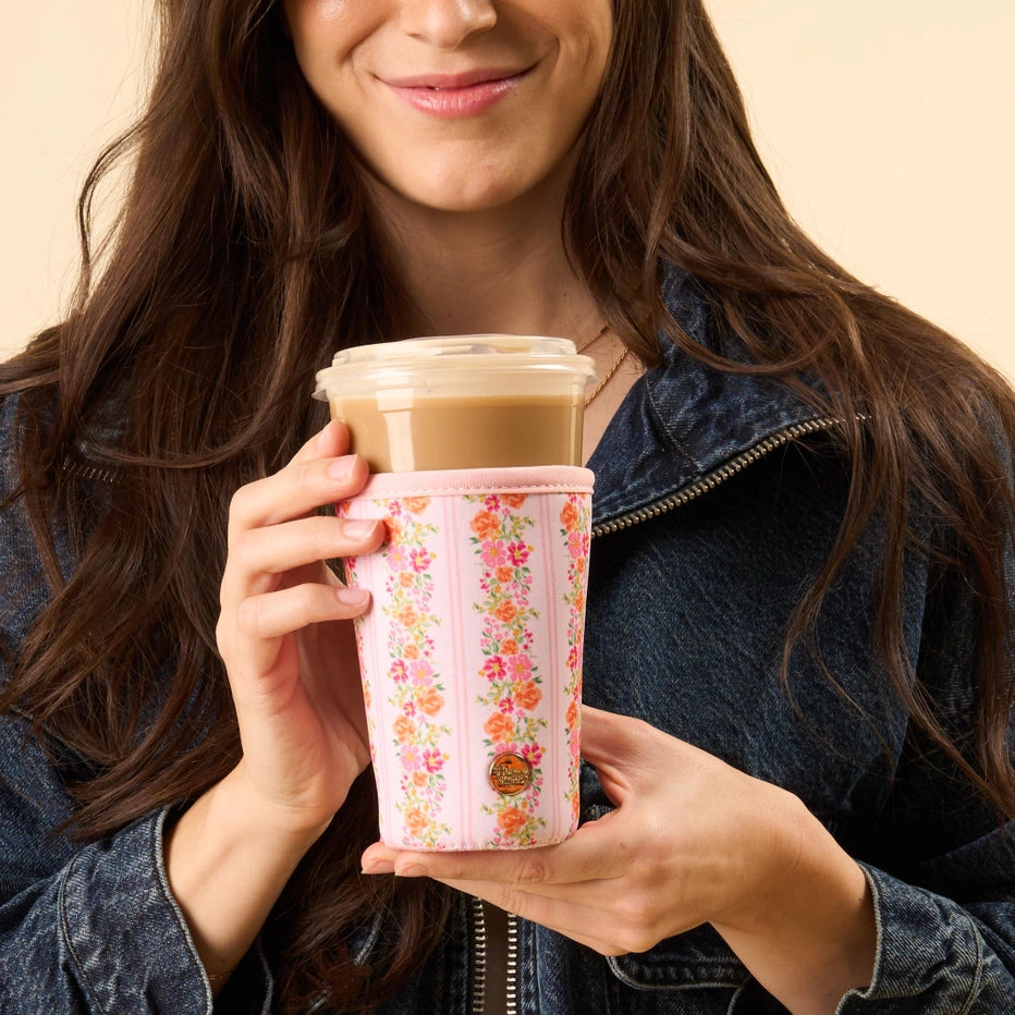 Sip Savvy Drink Sleeve-Petal Parade Pink Large