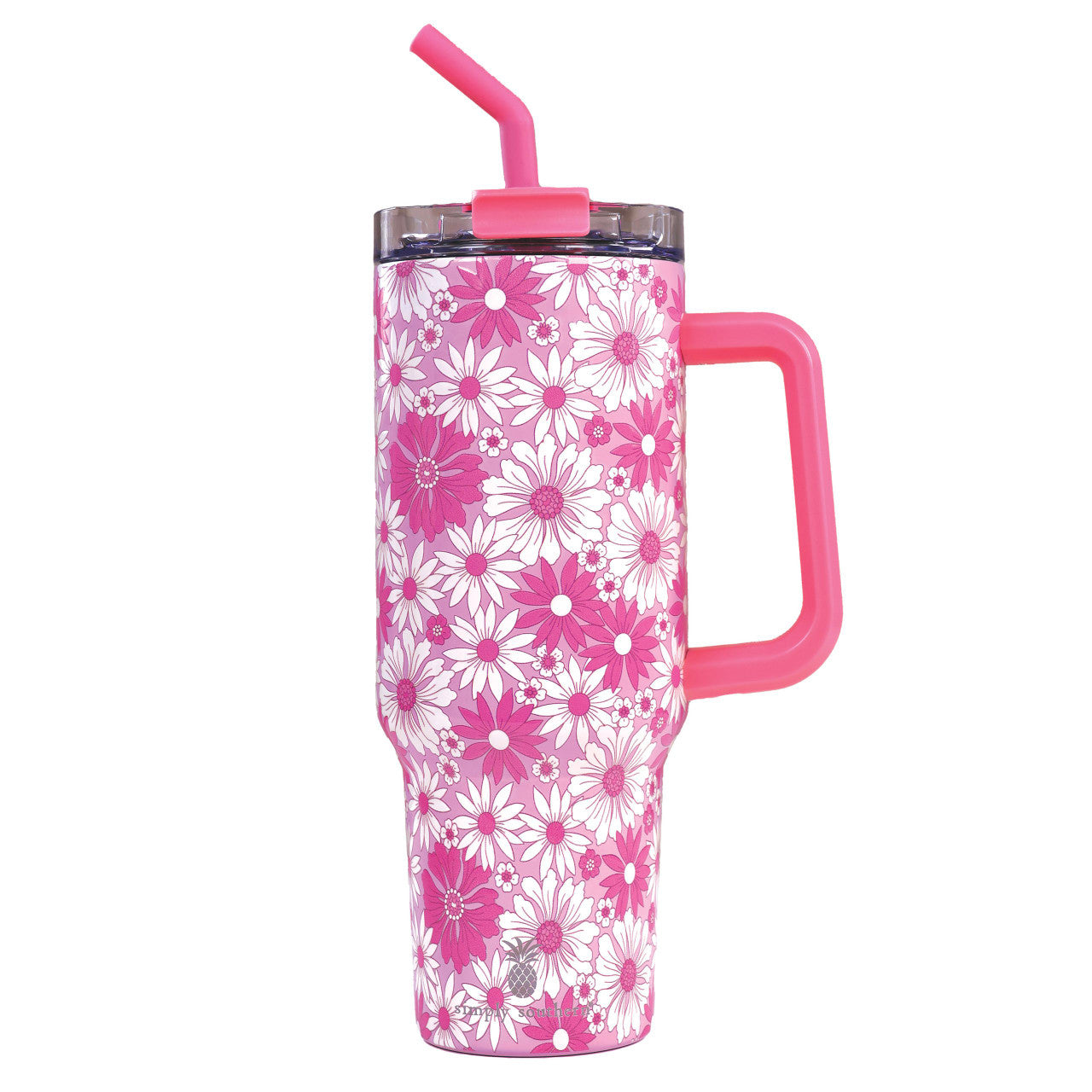 PINK FLOWER TUMBLER