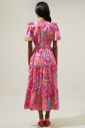 PIXI FLORAL MAXI DRESS